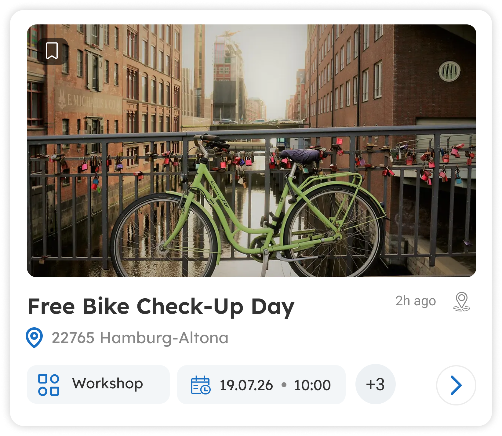 Free bike check-up day workshop event in Hamburg on the PEDAL24 app